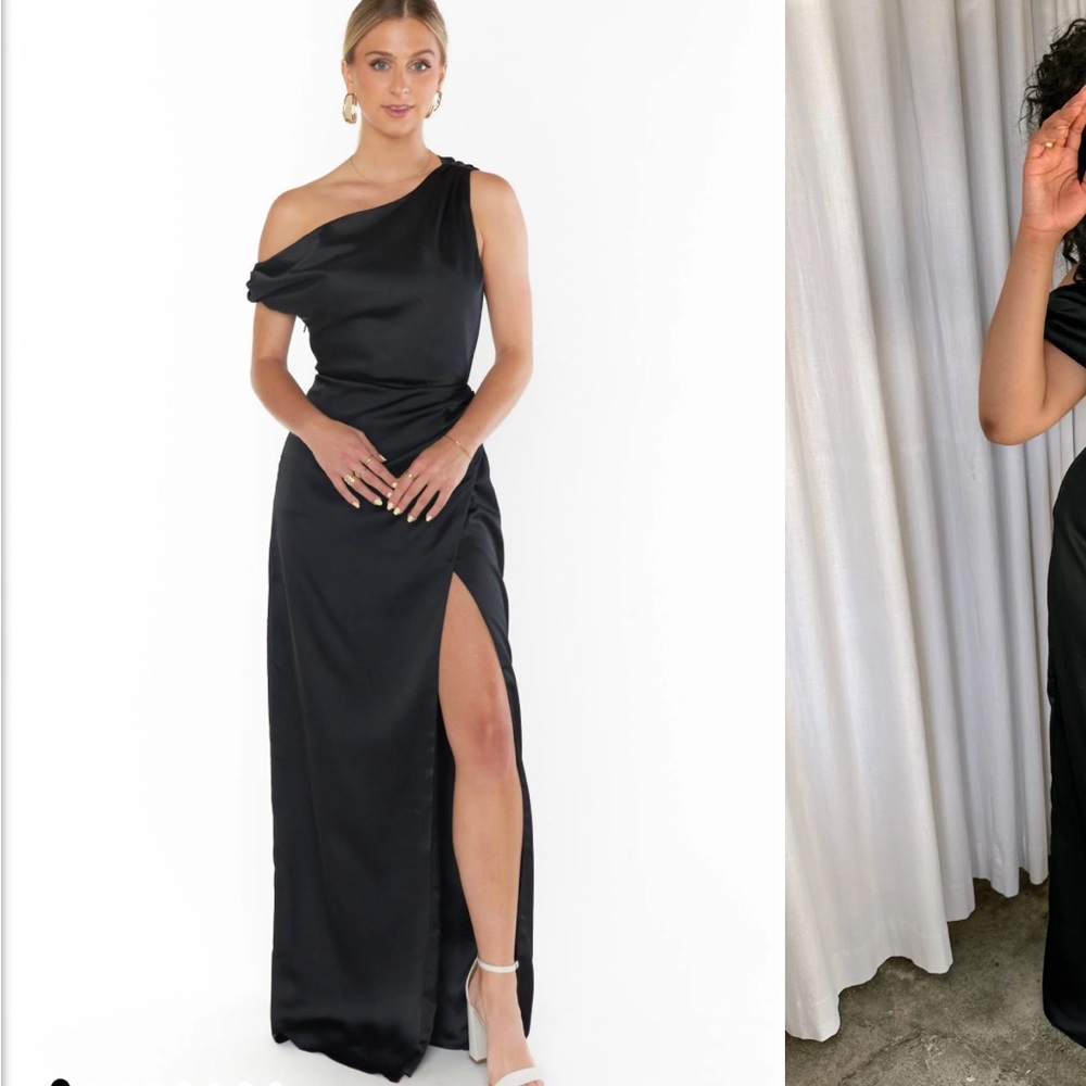 Show Me Your MuMu Black Jodie Dress